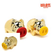 GXX627025올금장 중 돼지저금통 골드 홍보 미니금고