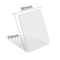 강력한 양면 접착 방수 접착 테이프 7x5cm 자국 방지 사진 벽 보조 양면 보류 고정, 70x50mm, 20PCS