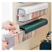 정월나나 무타공 부착형 수납박스 바구니, 화이트