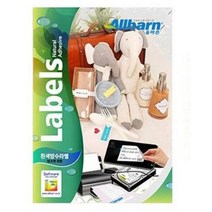 올바른 흰색방수라벨 잉크젯용 1칸 A4전지, 5개