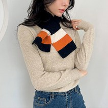 [메리모드] 겨울특가세일 배색니트 겨울목도리 니트머플러 데일리머플러 목도리 무지머플러 무지목도리 베이직머플러 소프트머플러