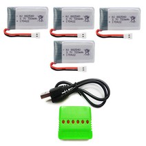 SYMA X5C X5SW X5SC 드론부품모음, 51. (X5C) 720mah4개+6in1충전, 1개