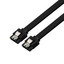 SATA3케이블 6Gb/s Lock 그물망 블랙 0.5M ML-S3MBK