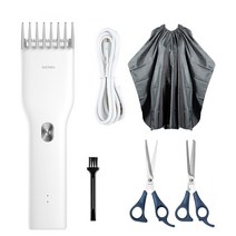ENCHEN 부스트 USB 전기 머리 가위 트리머 남자 성인 키즈 무선 충전식 헤어 커터 기계 전문, 스페인 |White Set 3
