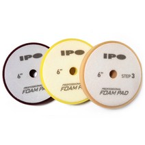 아이피오 IPO 6인치 듀얼 스폰지패드 PN8010 D6 2개입, 6인치 step2 중벌 PN8020D6