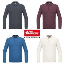 [레드페이스] [봄가을] 4색상 단정하고 깔끔한 어텀 요꼬칼라 남성 티셔츠