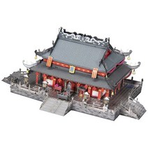3D입체퍼즐 메탈퍼즐 공자 사원 만들기 모형제작 취미 키덜트, 단품, 옵션선택:본품