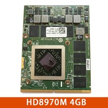 매트릭스 퀀 오리지널 R9 M290X HD8970 HD8970M 4GB 비디오 그래픽 GA 카드 216 0847000 Dell Alienware, 한개옵션0