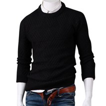 스댕클럽 남성용 꽈배기 스웨터 티셔츠 니트 라운드 YW7024