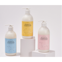 펫 닥터수+리틀똥츄 강아지 퍼피용 약용 유기농 샴푸&컨디셔너, 1개, 500ml