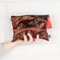 [MAIUS마이어스] 한복 파우치-브라운