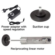 엑츄에이터 액추에이터 직교로봇 모터 DC 12V/24V 텔레스코픽 선형 액추에이터 금속 기어 감속 모터 왕복, 08 24V150mm45rpm_02 EU Plug