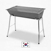 캠핑 바베큐 그릴 베이직 스탠드 XL 7~8인 숯불 야외 숯통 포함