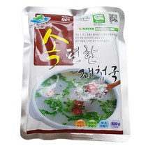 속편한 재첩진국(재첩국)320gx5팩, 단품