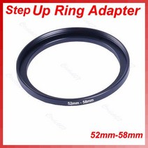 범용 렌즈 어댑터 필터 52mm-58mm 사진 액세서리 52mm ~ 58mm