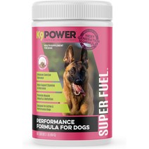 강아지영양제 K9 Power 차세대 슈퍼 연료 - 활동적인 반려견을 위한 영양 보충제 반려견 에너지 지원 향상된 성능을 근육 및 1lbs, [03] 1파운드(농축 스쿱 45개)