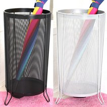 매쉬 대용량 우산꽂이 물빠짐 고급 우산통, 대용량매쉬우산꽂이_실버