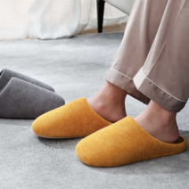 에스미스미스터 니트 겨울 실내화 기모 슬리퍼 거실 사무실