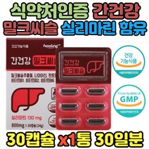 간영양제 밀크씨슬실리마린 간기능 개선 육체피로 건강 개선제 간기능 추천 효능 여성 간건강 간피로 간비타민 간건강식품 간에좋은 영양제 중년 남성