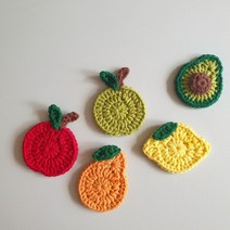 로니프링 플랫과일핀 헤어핀 아기헤어핀 브로치