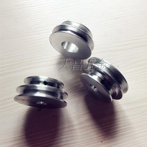 벨트풀리 타이밍벨트 50 더블 그루브 둥근 벨트 풀리 Y 모터 10/11/12/14/15/16/18/20MM 보어 크기, 05 20mm