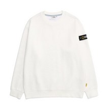[국내매장판] 내셔널지오그래픽 남성 스탠다드 벨룩스 세미 오버핏 기모 맨투맨 티셔츠 WHITE N224USW901 1506418