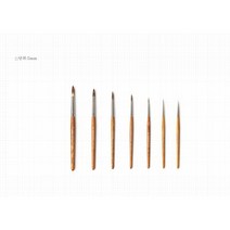 화홍 345R 세필붓 낱자루 구성붓 디자인붓, 0호