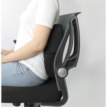 위굿딜 굽은허리 의자 차 요추 허리 받침 디스크 방석 받침대, 요추 등쿠션 1개