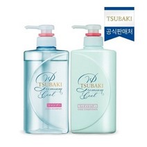 츠바키 프리미엄 쿨링 민트 샴푸 490ml + 컨디셔너 490ml 세트, 20세트