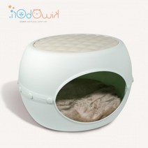 고양이 집사용 천장 개폐식 돔형 하우스 애견 멍뭉이