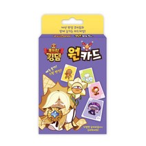 쿠키런 캐릭터 원카드 1P 어린이 카드 보드게임 집콕놀이, 쿠팡 본상품선택