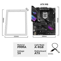 컴퓨터케이스조명 pc케이스 본체케이스 게이밍컴퓨터케이스 데스크탑케이스 컴퓨터케이스교체, atx-usb