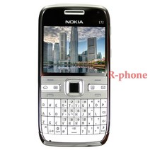 블랙베리 핸드폰 휴대폰 스마트폰 nokia e72 리퍼브 gsm 3g wifi 5mp, 배터리 충전기 선물, 검은색