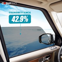 카메이크업 자동차썬팅 필름 창문 차량용 DIY 반사 자동차 VLT 윈도우 틴트 필름 유리 포일 틴팅 300x50c, 03 3m Transmittance16.1