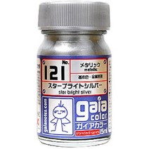 gaianotes 가이아노츠 121 [가이아컬러 스타 브라이트 실버 15ml 메탈릭], 단일