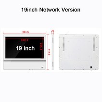 did모니터 광고용모니터 전자메뉴판 19/ 22 빌딩 엘리베이터 벽 산 LCD 광고 모니터 LED 울트라 얇은 프레, 08 19in Network