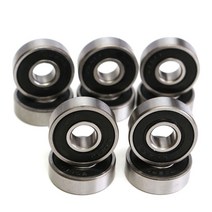 베어링 1pcs 608 2RS 볼 베어링 고성능 8x22x7mm 깊은 홈 스틸 밀폐형 Z3V3, 한개옵션0