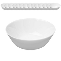 파울러스 심플 화이트 찬기 소, 단일, 15개