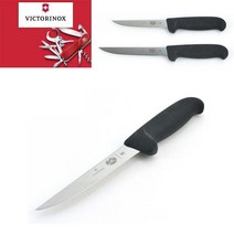 스위스 VICTORINOX 날너비 1.9cm 정육 발골칼 뼈칼 1p, 빅토리녹스 스위스 좁은 뼈칼 5.6103.12(블랙)