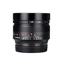 7artisans 50mm F0.95 교환 렌즈 APS-C 대구경 카메라 Sony A7 A7II A7III(A7M3) A7R A7RIII A7S A7SIII A6000 A6300 A6400 A6500 NEX-3 NEX-3R NEX-5T 카메라용