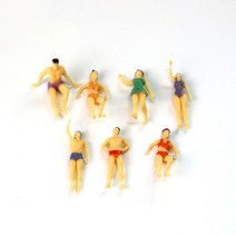 미스토토 수영하는 사람 모형 테라리움 디오라마 건축모형 재료, m523_1:75(약2.5cm)-5P
