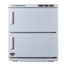 피부샵 온장고 쇼케이스 보온고 수건 관리실 타월 소형, 50L 양문 UV + 오존/ 블랙