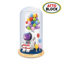 나노블럭 아토나노 풍선우주인(2703wh)