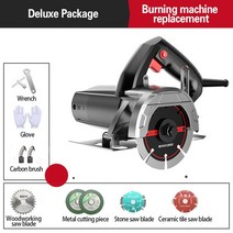 콘크리트컷팅기 석재 콘크리트 절단기 자동 고전력 세라믹 타일 기계 휴대용 소형 가정용 목재 돌 슬롯 대, 05 4080W Luxury suit_04 AU