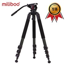 밀리부 MTT701B 카본 비디오 삼각대 볼헤드 키트, 단품