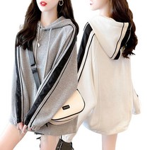L.ONLINE SHOP봄가을 여성 후드티 후드티셔츠 맨투맨 티셔츠 후드티 후드집업 후드코트 힙합패션