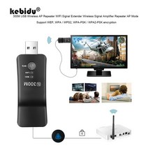 kebidu 2.4ghz 300mbps usb to rj45 wifi 범위 확장기 무선 tv 네트워크 wifi 리피터 어댑터 wps for samsung lg sony hdtv