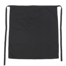 긴 허리형 검정색 금색띄 반앞치마 바텐더 여름용 카페매니저 편한 커피숍