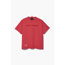 마크제이콥스 [마크제이콥스] 컬러 저지 빅 T-셔츠_True Red (MJTAW22001REX)