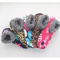 할머니 엄마 선물용 보온안감 털덧신 3켤레 거실실내화 여자 덧버선 두꺼운양말 여성